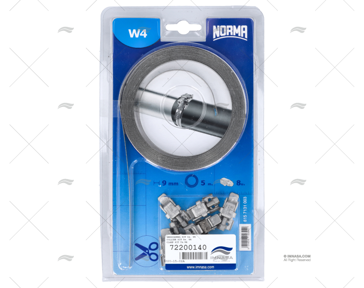 ABRAÇADEIRA KIT 5m. W4 NORMA