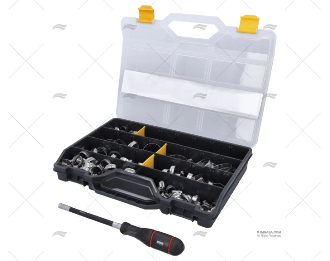ABRAZADERA KIT MALETIN 120UD. W4 NORMA