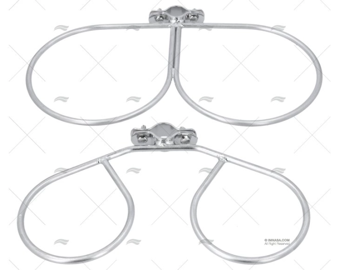 SUPPORTO PARABORDO DOPPIO 160mm