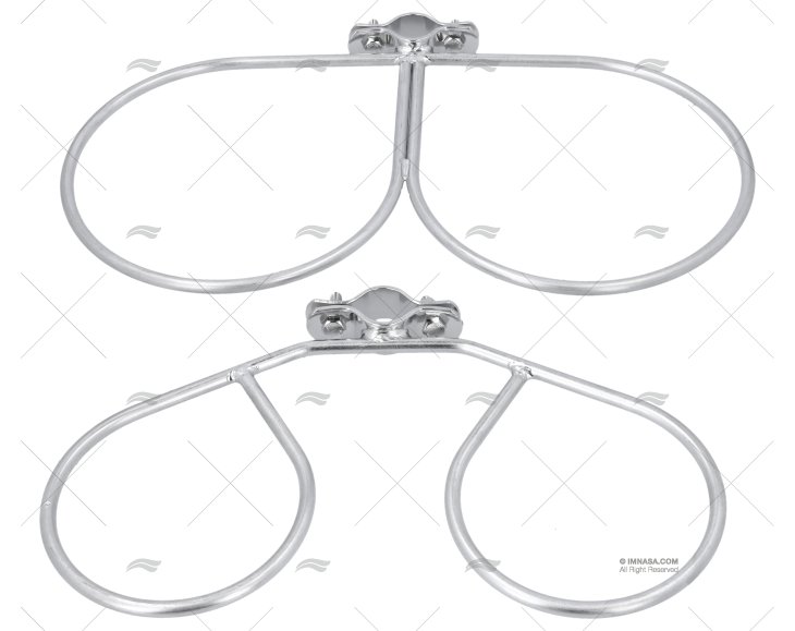 SUPPORTO PARABORDO DOPPIO 160mm