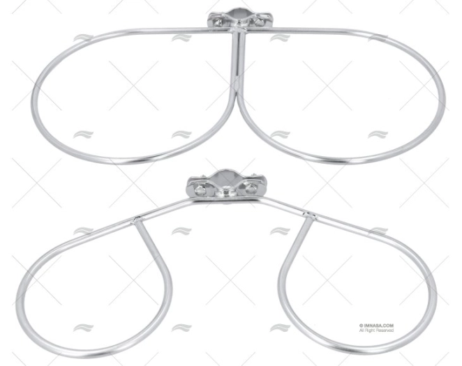 SUPPORTO PARABORDO DOPPIO 190mm