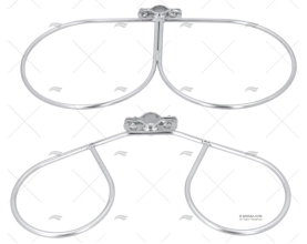 SUPORTE DEFENSA DUPLO 190mm