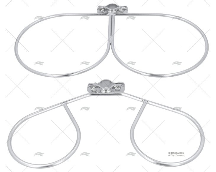 SUPORTE DEFENSA DUPLO 190mm