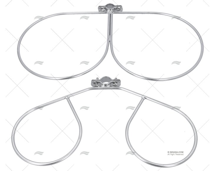 SUPPORTO PARABORDO DOPPIO 225mm