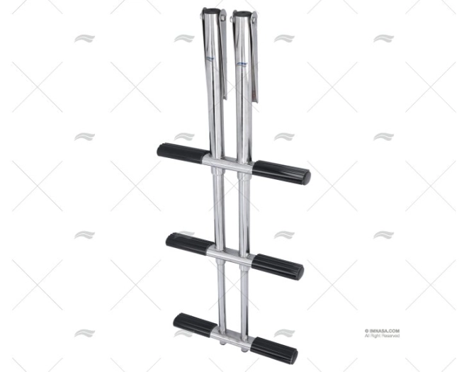 SCALA 3 GRAD. TELESCOPICA INOX SUBACQUEA