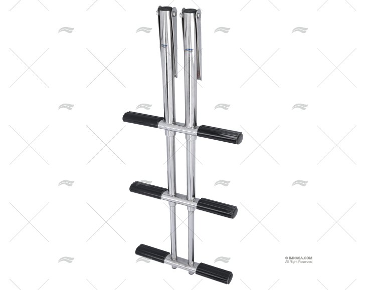 SCALA 3 GRAD. TELESCOPICA INOX SUBACQUEA