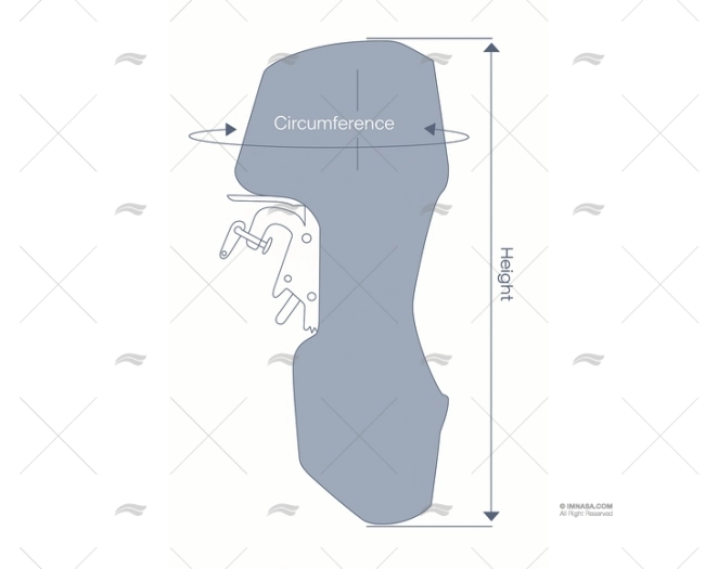 OUTBOARD COVER 8-15HP