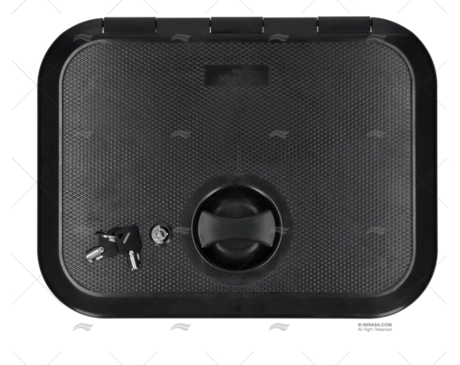 COPERCHIO 280x375mm NERO  C/CHIAVE