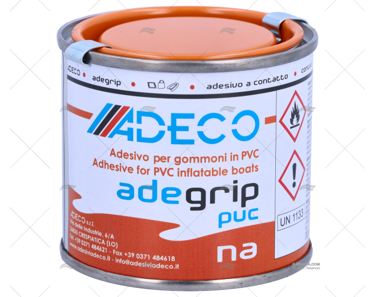 ADESIVO ADEGRIP PVC BOTE TECIDO 125ml ADECO