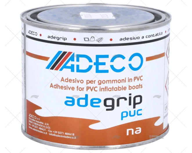 ADESIVO ADEGRIP PVC BARATTOLO TESSUTO 500gr ADECO