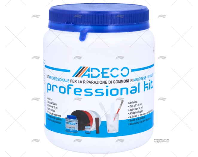 KIT PROFISSIONAL NEOPRENE BRANCO ADECO