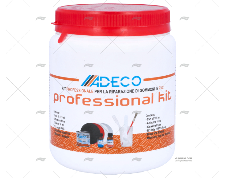 KIT PROFESSIONALE PVC BIANCO ADECO