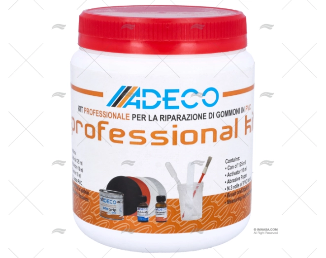 KIT PROFESSIONALE PVC NERO ADECO