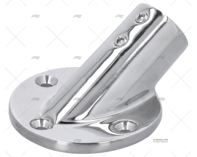 BOCCOLA PER SCALMO INOX PER BATTAGLIOLA 22mm 30º
