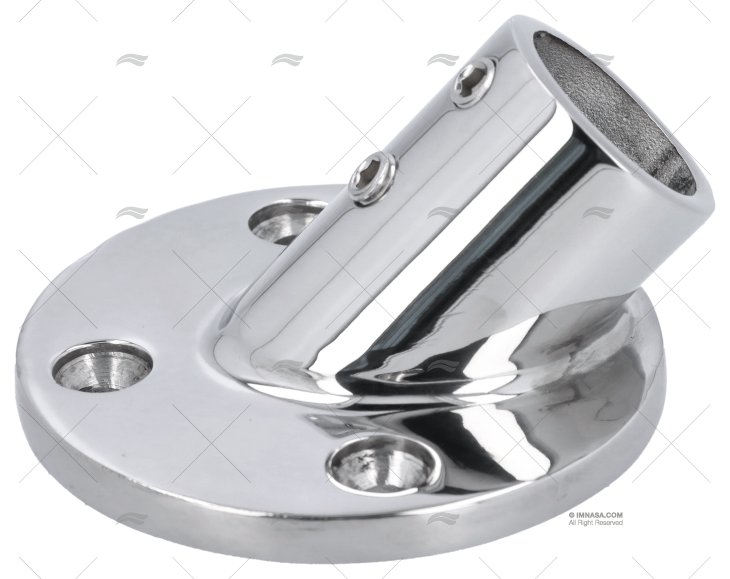 CASQUILHO DO LEME INOX PARA VARANDA 22mm 45º