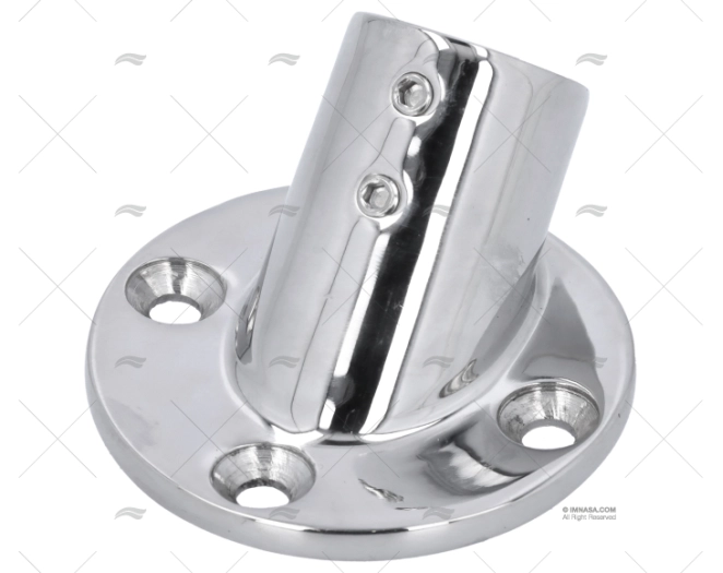 CASQUILHO DO LEME INOX PARA BALCÃO 25mm 45º