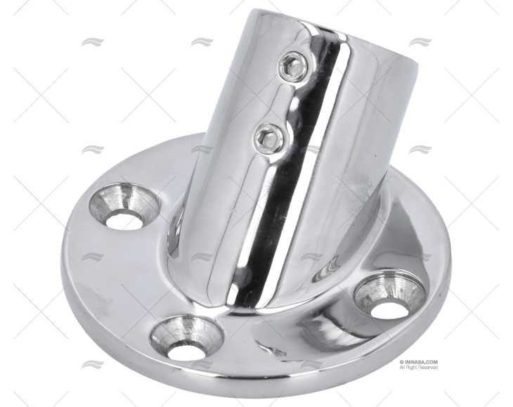 BOCCOLA PER SCALMO INOX PER BALCONE 25mm 45º