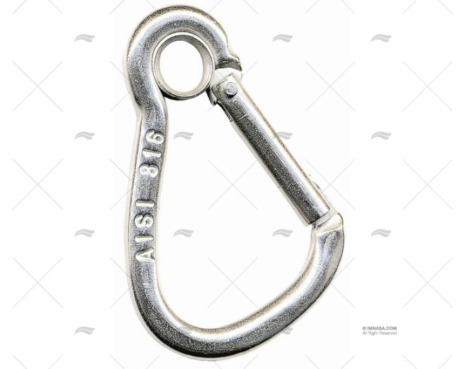 SPRING HOOK WITH RING S.S316 52 KONG KONG
