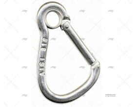 SPRING HOOK WITH RING S.S316 52 KONG