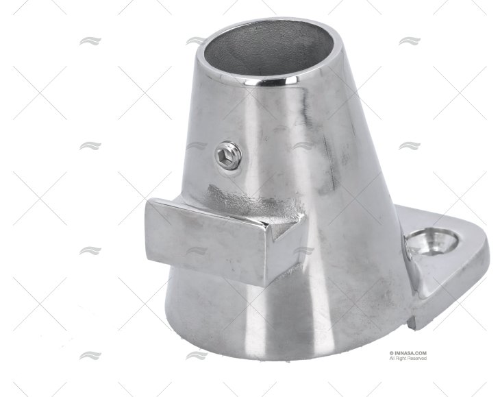 BASE CANDELIERE INOX 25mm