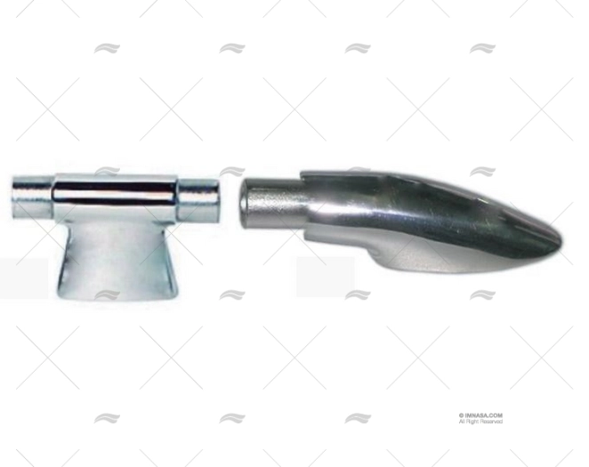 CORRIMANO TERMINALE INOX 25mm