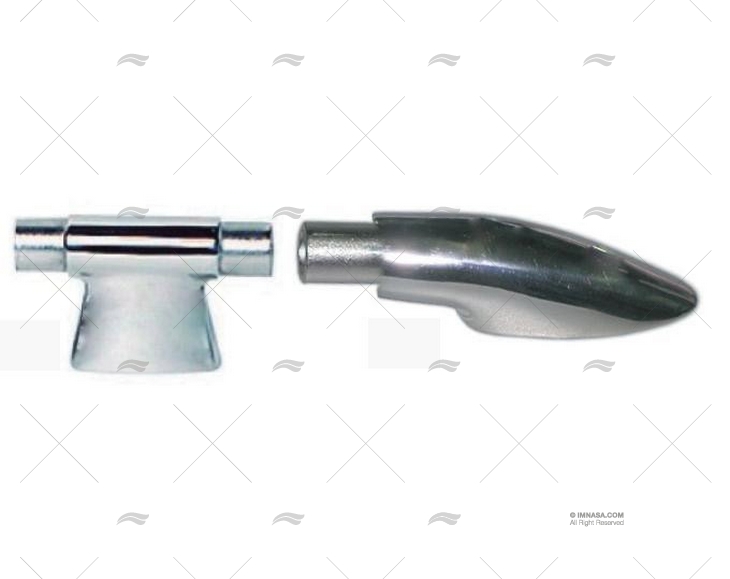 CORRIMANO TERMINALE INOX 25mm