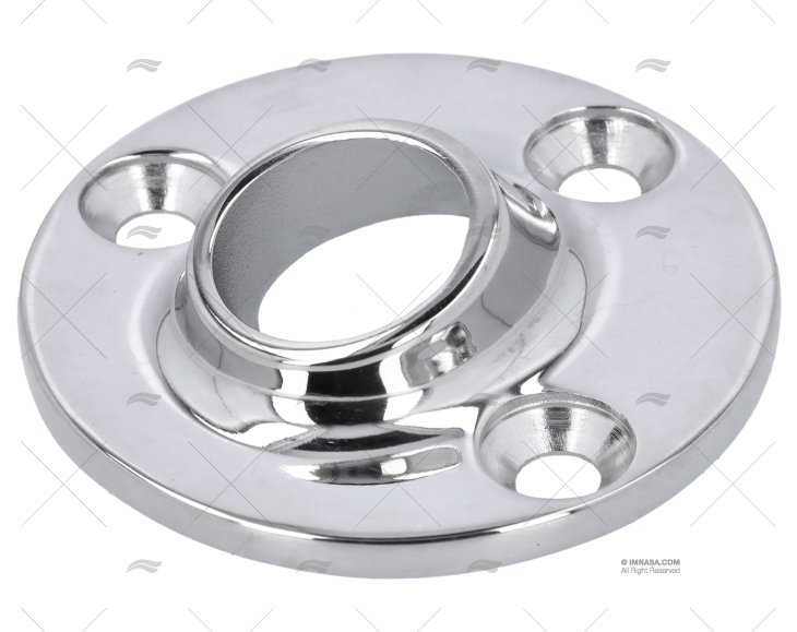BASE REDONDA INOX SOLDÁVEL 22 mm 60º