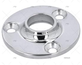 PLATINA BALCÃO REDONDA INOX 90º PARA SOLDAR