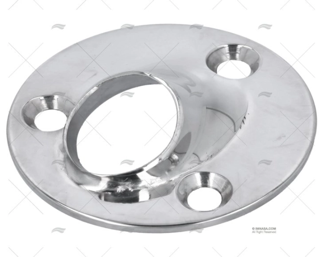 PLATINA REDONDA INOX AISI 316 45º MARINE TOWN