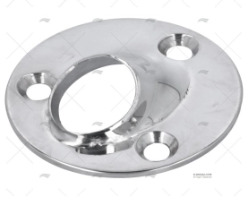 PIASTRINA TONDA INOX AISI 316 45º MARINE TOWN