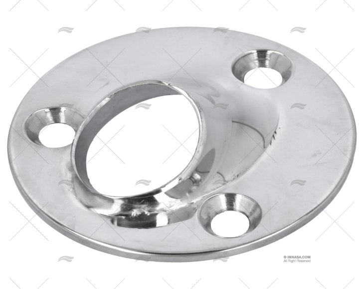 PLATINA REDONDA INOX AISI 316 45º MARINE TOWN