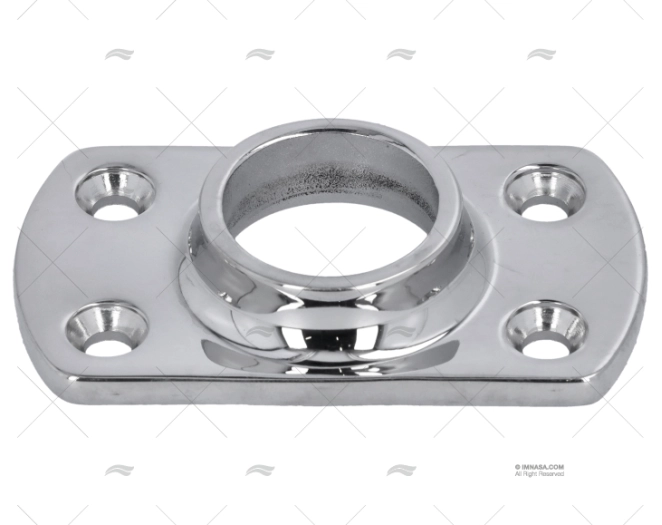 PIASTRINA BALCONE RETT INOX 90º DA SALDARE