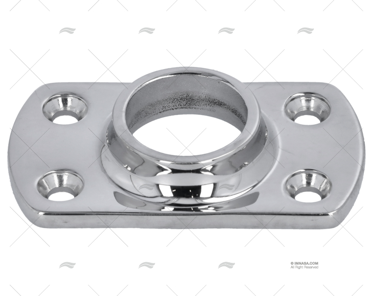 PIASTRINA BALCONE RETT INOX 90º DA SALDARE