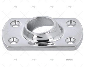 PLATINA BALCÃO RETA INOX 60º PARA SOLDAR 22