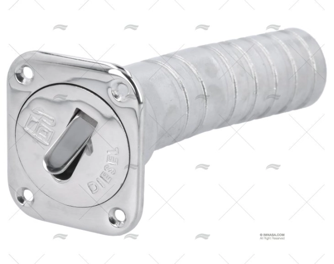 TAMPÃO DIESEL 38mm INOX