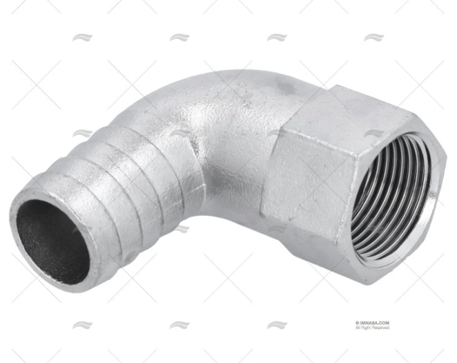 COTOVELO INOX MACHO/FÊMEA 3/4" x 24mm