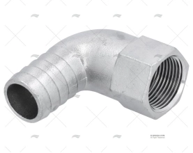 COTOVELO INOX MACHO/FÊMEA 3/4" x 24mm
