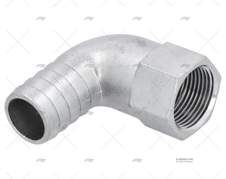 CODO INOX MACHO/HEMBRA 3/4" x 24mm