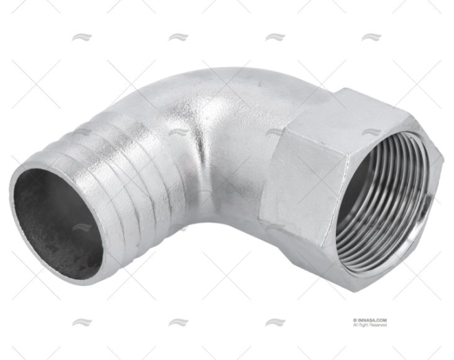 GOMITO INOX MASCHIO/FEMMINA 1 1/4" x 38mm