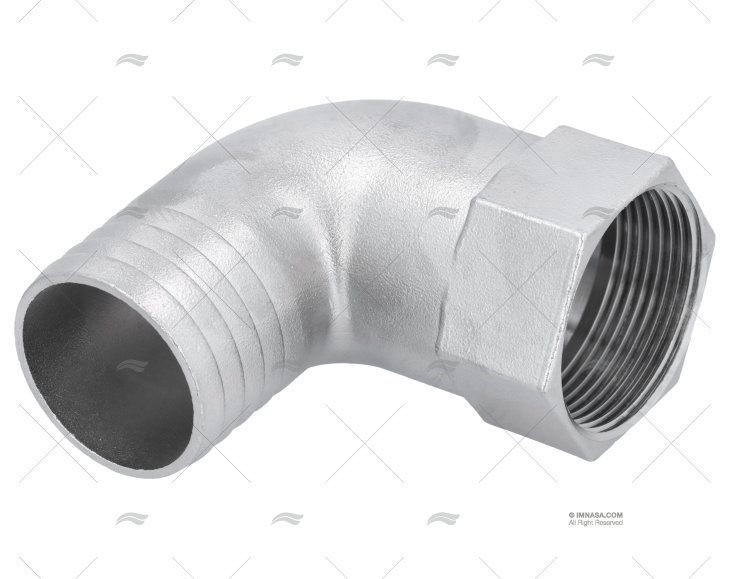 COTOVELO INOX MACHO/FÊMEA1 1/2\" x 44mm