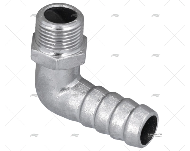 RACCORDO INOX 3/8" x 15mm
