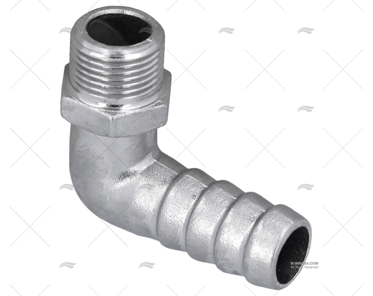 RACCORDO INOX 3/8" x 15mm