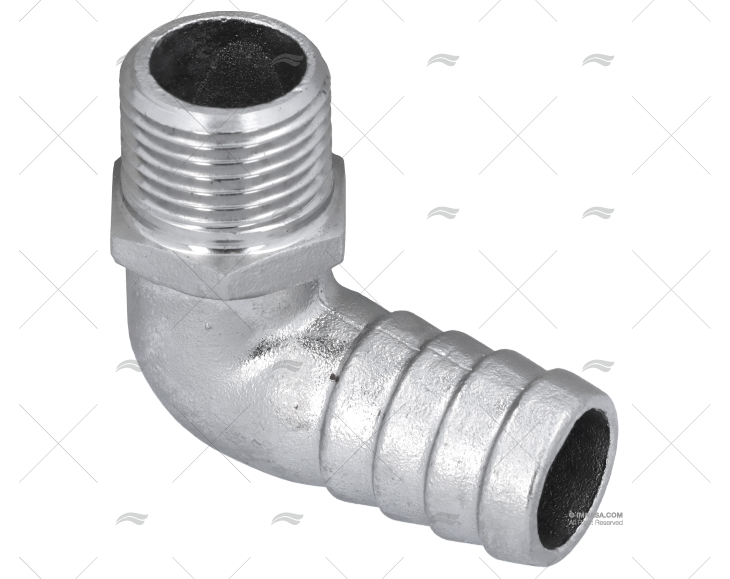 RACCORDO INOX 1/2" x 20mm