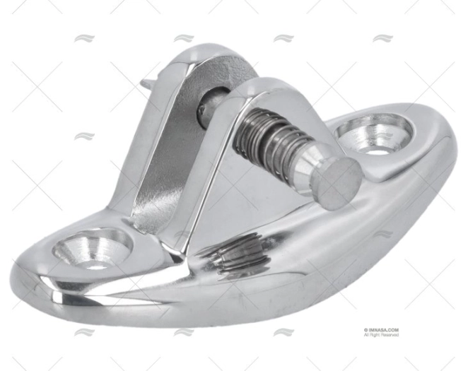 SUPORTE INOX COM BASE CÔNCAVA