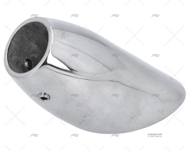 PIED DE BALCON OVALE INOX 45º 25mm
