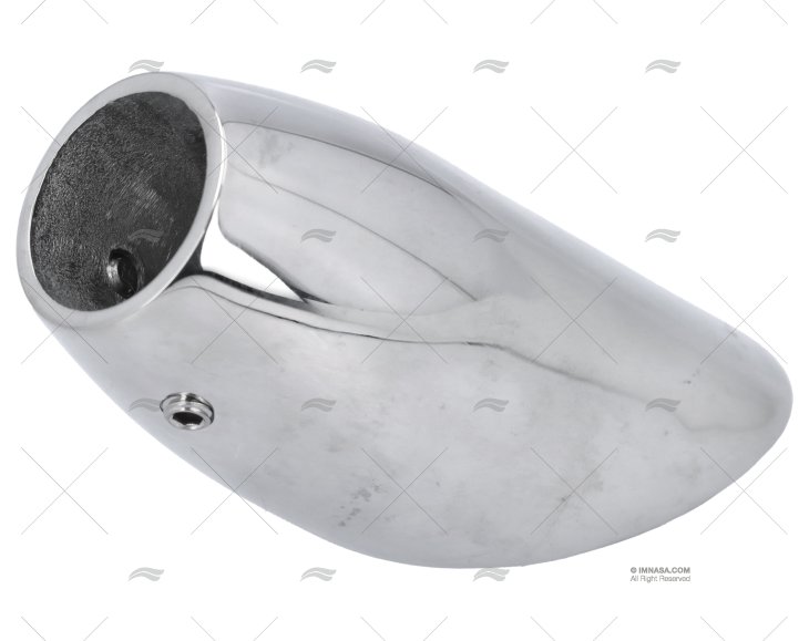 PÉ DE VARANDA OVAL INOX 45º 25mm