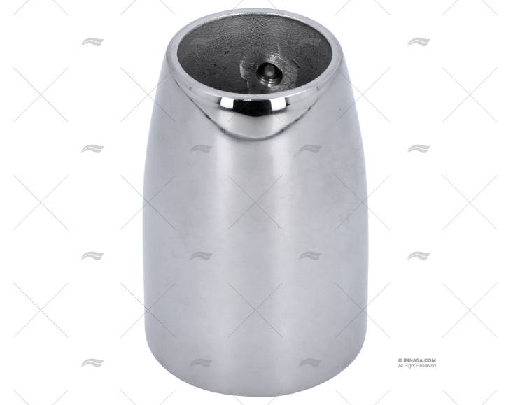 CASQUILHO DO LEME BALCÃO INOX OVALADO 90º 48mm