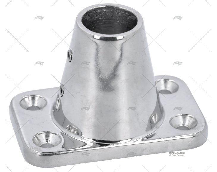 BOCCOLA PER SCALMO BALCONE INOX 60x90 25mm