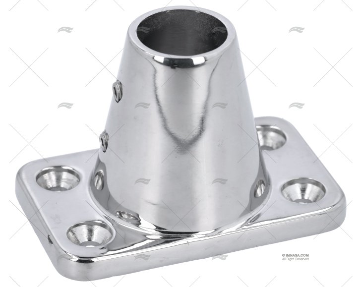 BOCCOLA PER SCALMO BALCONE INOX 60x90 25mm 7º