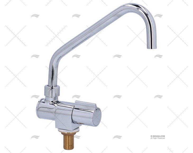 MIXER FAUCET S.S. W/ADJUST. SPOUT